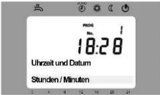 SIEMENS RVS 53.283 - - Beispiel „Uhrzeit einstellen“ - 9