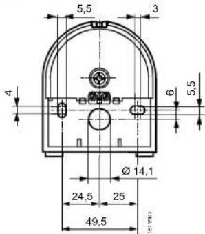 SIEMENS RVS 63.283 - Masse und Bohrbild - 4
