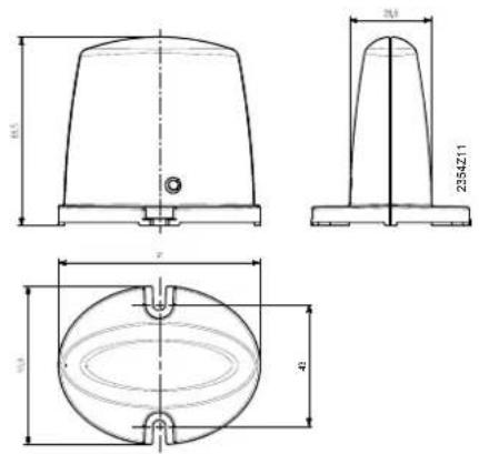 SIEMENS RVS 63.283 - Masse und Bohrbild - 1