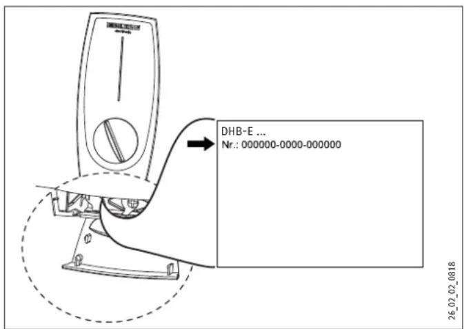 DHB-E ... Nr.: 000000-0000-000000 26_02_02_0818