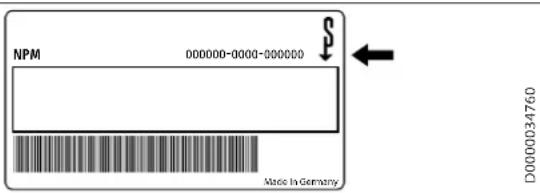 NPM 000000-0000-000000 Made in Germany D0000034760