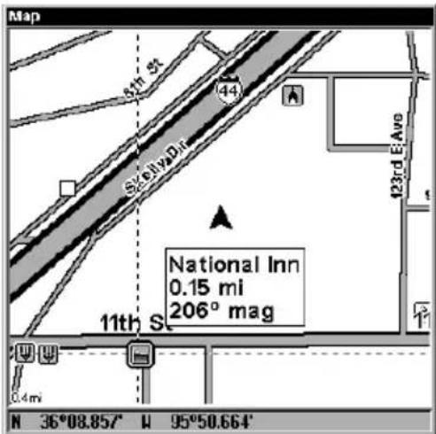 LOWRANCE LMS-320DF - Find Any Item Selected by Map Cursor - 1