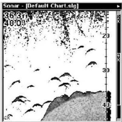 LOWRANCE LMS-320DF - Zoom & Zoom Bar - 2