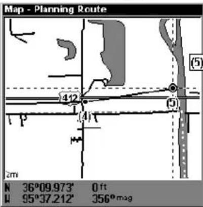LOWRANCE LMS-320DF - Routes Created in LMS-320 - 7