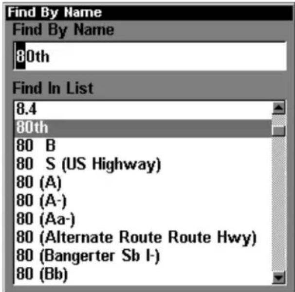 LOWRANCE LMS-320DF - Find a Street - 3