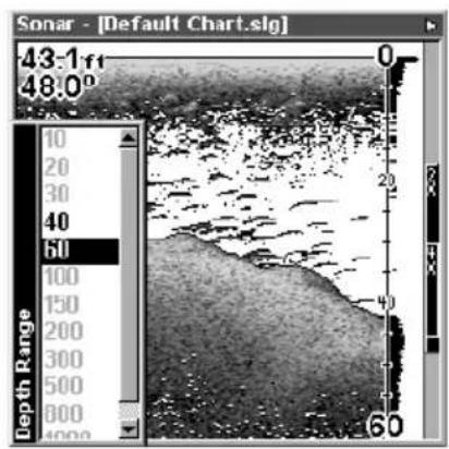LOWRANCE LMS-320DF - Depth Range - Automatic - 2