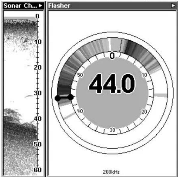 LOWRANCE LMS-320DF - Sonar Page - 6