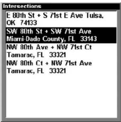 LOWRANCE LMS-320DF - Find an Intersection - 3