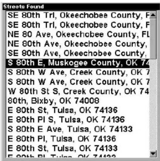 LOWRANCE LMS-320DF - Find a Street - 5