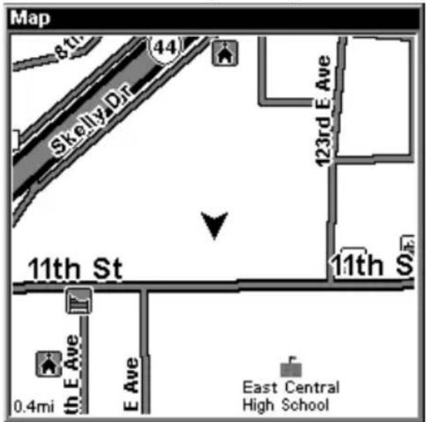 LOWRANCE LMS-320DF - Create Waypoint at Current Position - 1