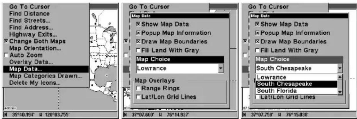 LOWRANCE LMS-320DF - WARNING: - 1
