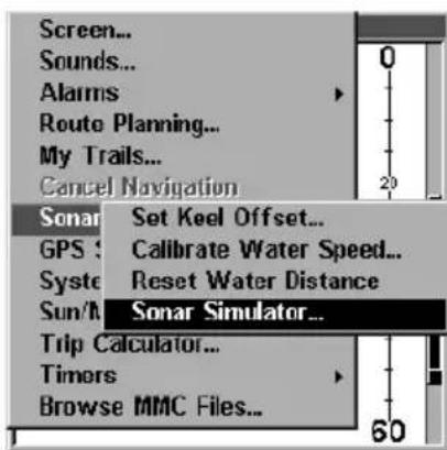 LOWRANCE LMS-320DF - Sonar Simulator - 2