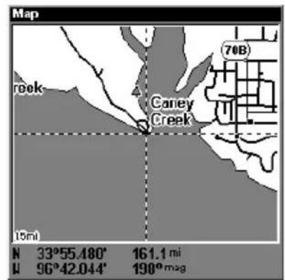 LOWRANCE LMS-320DF - Create Icon on Map - 1