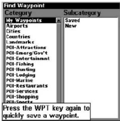 LOWRANCE LMS-320DF - Find Waypoints - 1