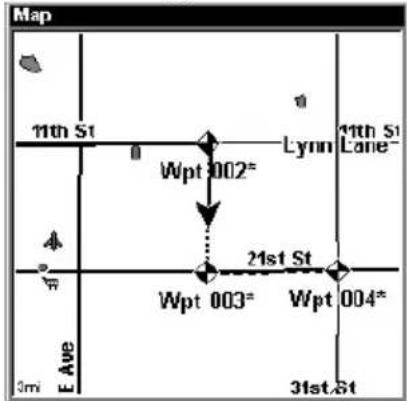 LOWRANCE LMS-320DF - Navigate a Route in Reverse - 4