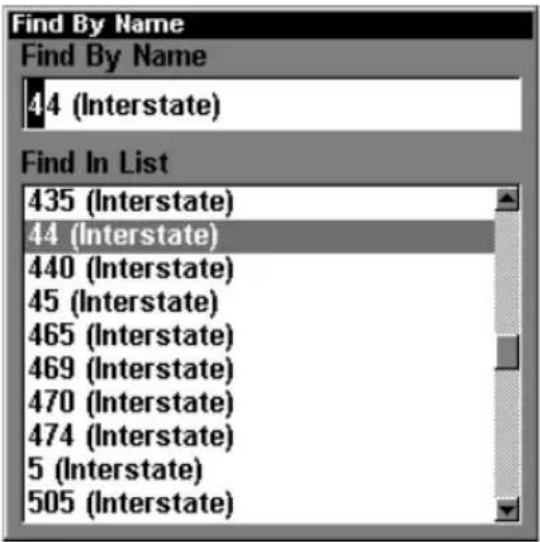 LOWRANCE LMS-320DF - Find Interstate Highway Exits - 3