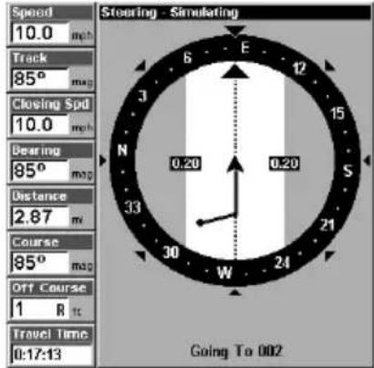 LOWRANCE LMS-320DF - Navigate a Route in Reverse - 3