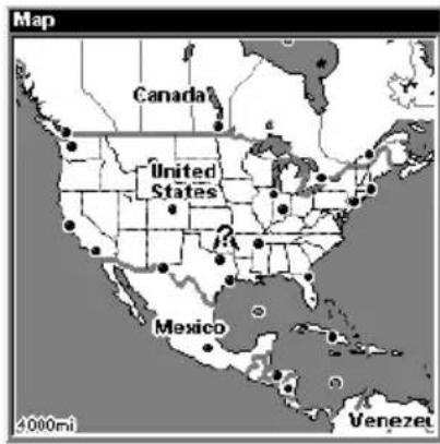 LOWRANCE LMS-320DF - Map Page - 1