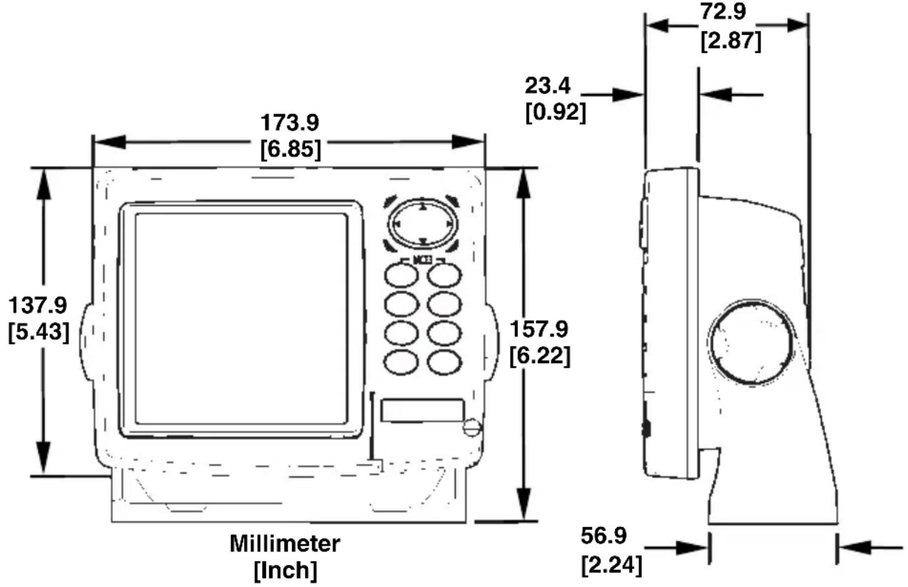 LOWRANCE LMS-320DF - Bracket Installation - 2