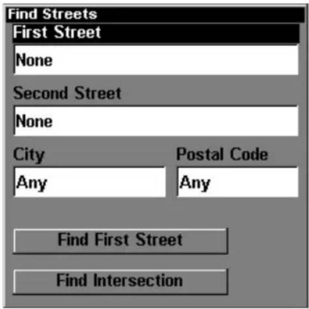 LOWRANCE LMS-320DF - Find a Street - 2
