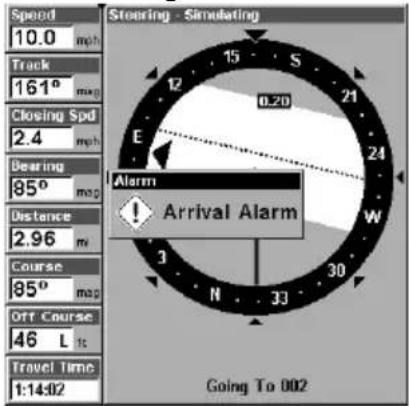 LOWRANCE LMS-320DF - Navigate a Route in Reverse - 2