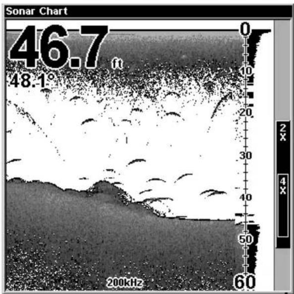LOWRANCE LMS-320DF - Sonar Page - 2