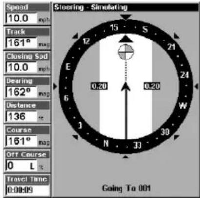 LOWRANCE LMS-320DF - Navigate a Route in Reverse - 1