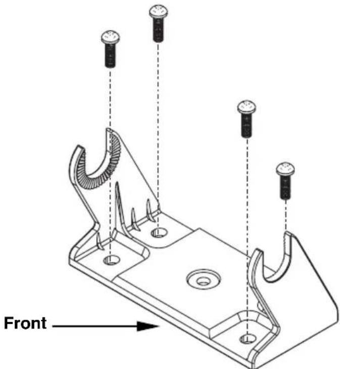 LOWRANCE LMS-320DF - Bracket Installation - 1
