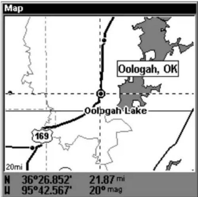 LOWRANCE LMS-320DF - Navigate to Cursor Position on Map - 1
