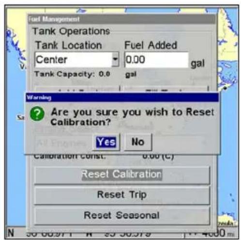 LOWRANCE GlobalMap 9200C - To calibrate Trim Tabs: - 2