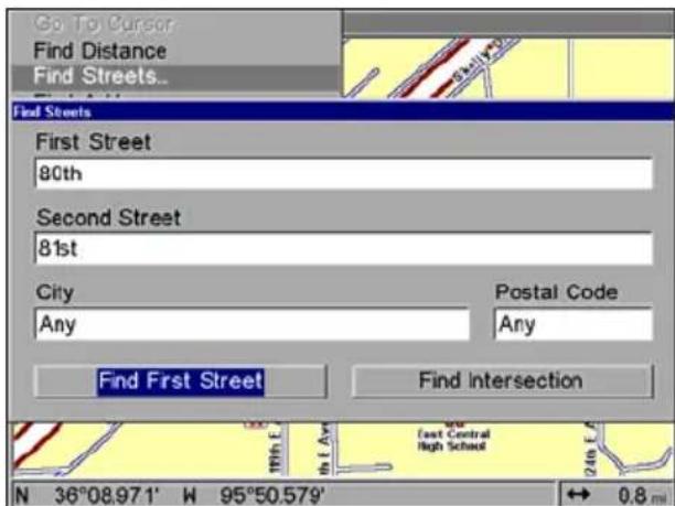 LOWRANCE GlobalMap 9200C - Find a Street - 4