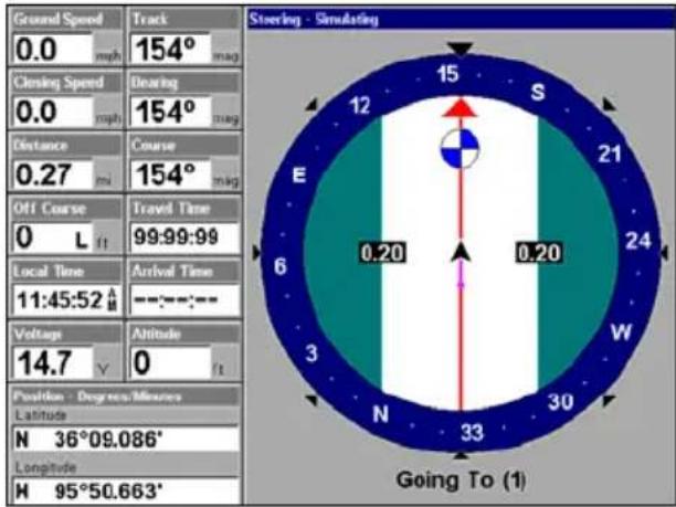 LOWRANCE GlobalMap 9200C - Navigate a Route in Reverse - 1