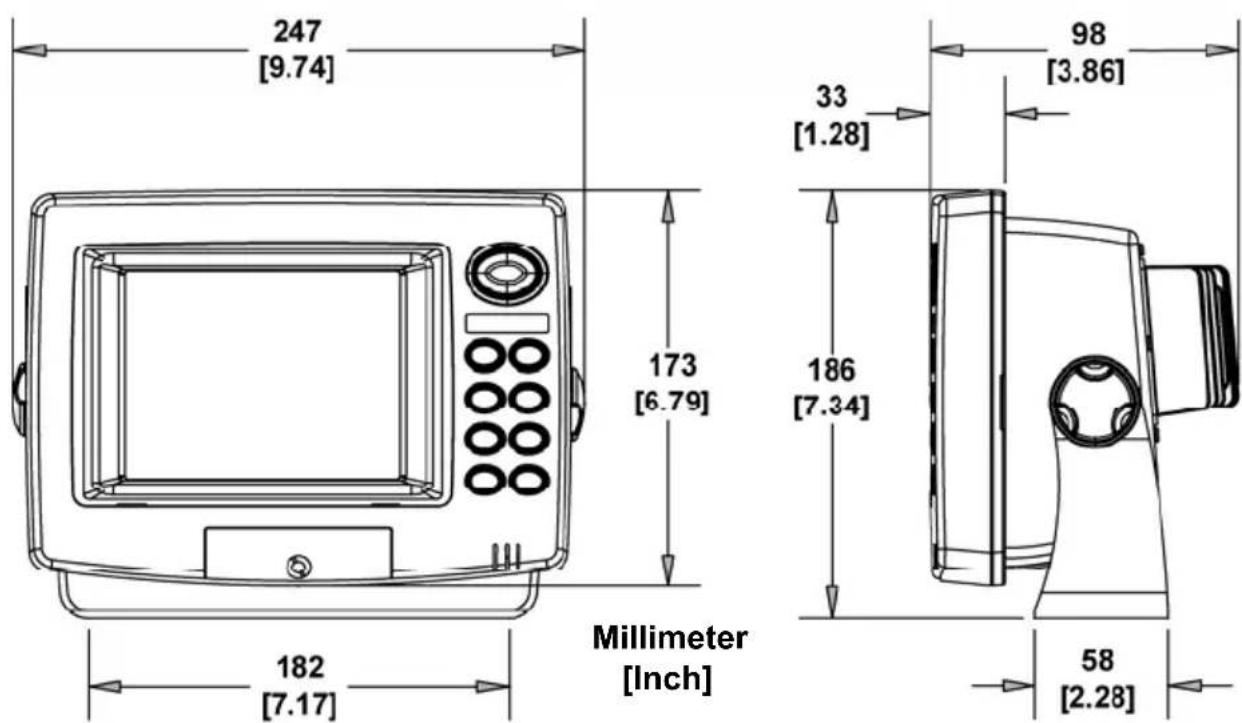 LOWRANCE GlobalMap 9200C - Bracket Installation - 2
