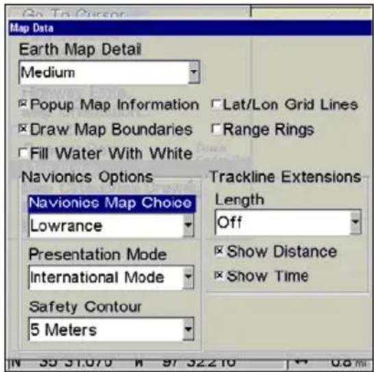 LOWRANCE GlobalMap 9200C - To display a Navionics chart: - 1