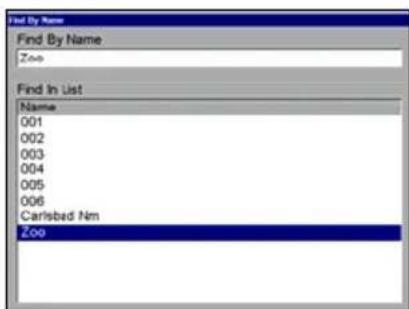 LOWRANCE GlobalMap 9200C - Calculating message (left) and list of nearest waypoints (right). - 3