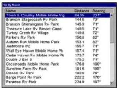 LOWRANCE GlobalMap 9200C - Find Map Places or Points of Interest (POI) - 5