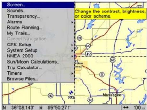 LOWRANCE GlobalMap 9200C - Pop-up Help - 2