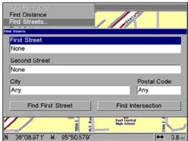LOWRANCE GlobalMap 9200C - Find a Street - 2