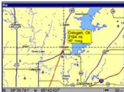 LOWRANCE GlobalMap 9200C - Navigate to Cursor Position on Map - 2