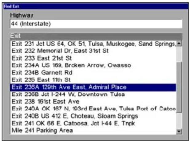 LOWRANCE GlobalMap 9200C - Find Interstate Highway Exits - 4