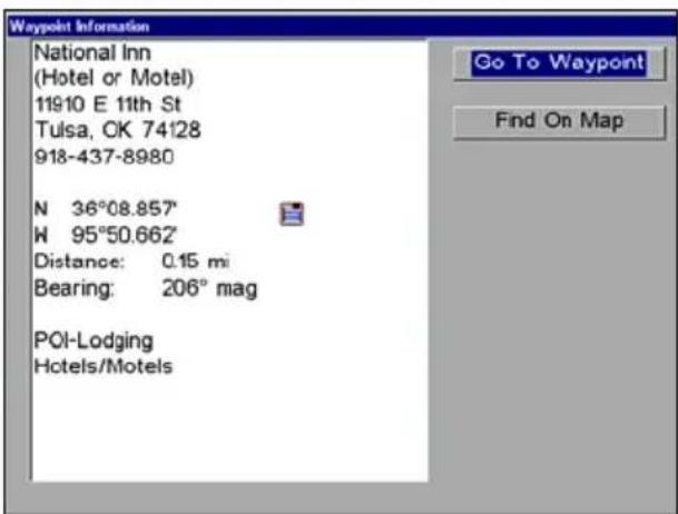 LOWRANCE GlobalMap 9200C - Find Any Item Selected by Map Cursor - 2