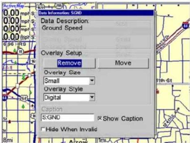 LOWRANCE GlobalMap 9200C - To remove overlaid data: - 2