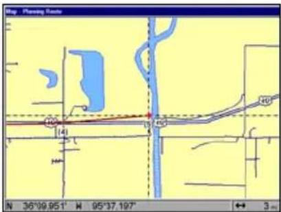 LOWRANCE GlobalMap 9200C - Routes Created in the GlobalMap - 8
