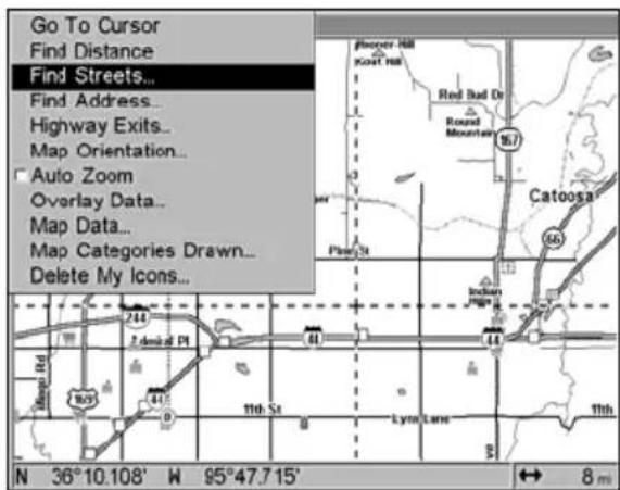 LOWRANCE GlobalMap 9200C - Find a Street - 1