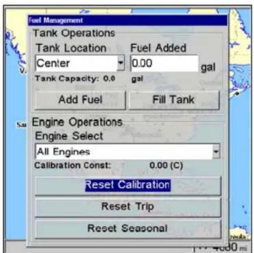 LOWRANCE GlobalMap 9200C - To calibrate Trim Tabs: - 1