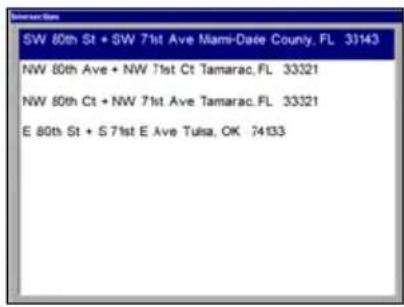 LOWRANCE GlobalMap 9200C - Find an Intersection - 3