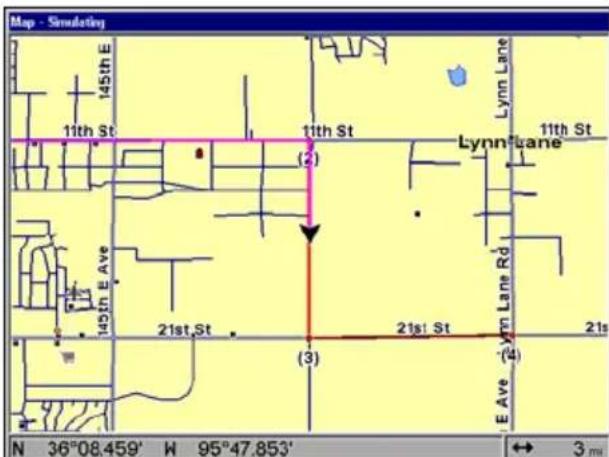 LOWRANCE GlobalMap 9200C - Navigate a Route in Reverse - 4