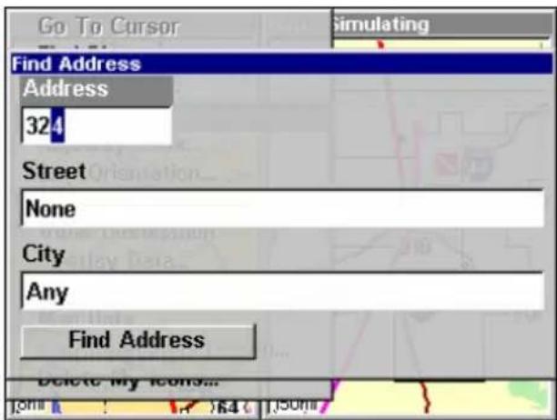 LOWRANCE GlobalMap 9200C - Find Addresses - 2