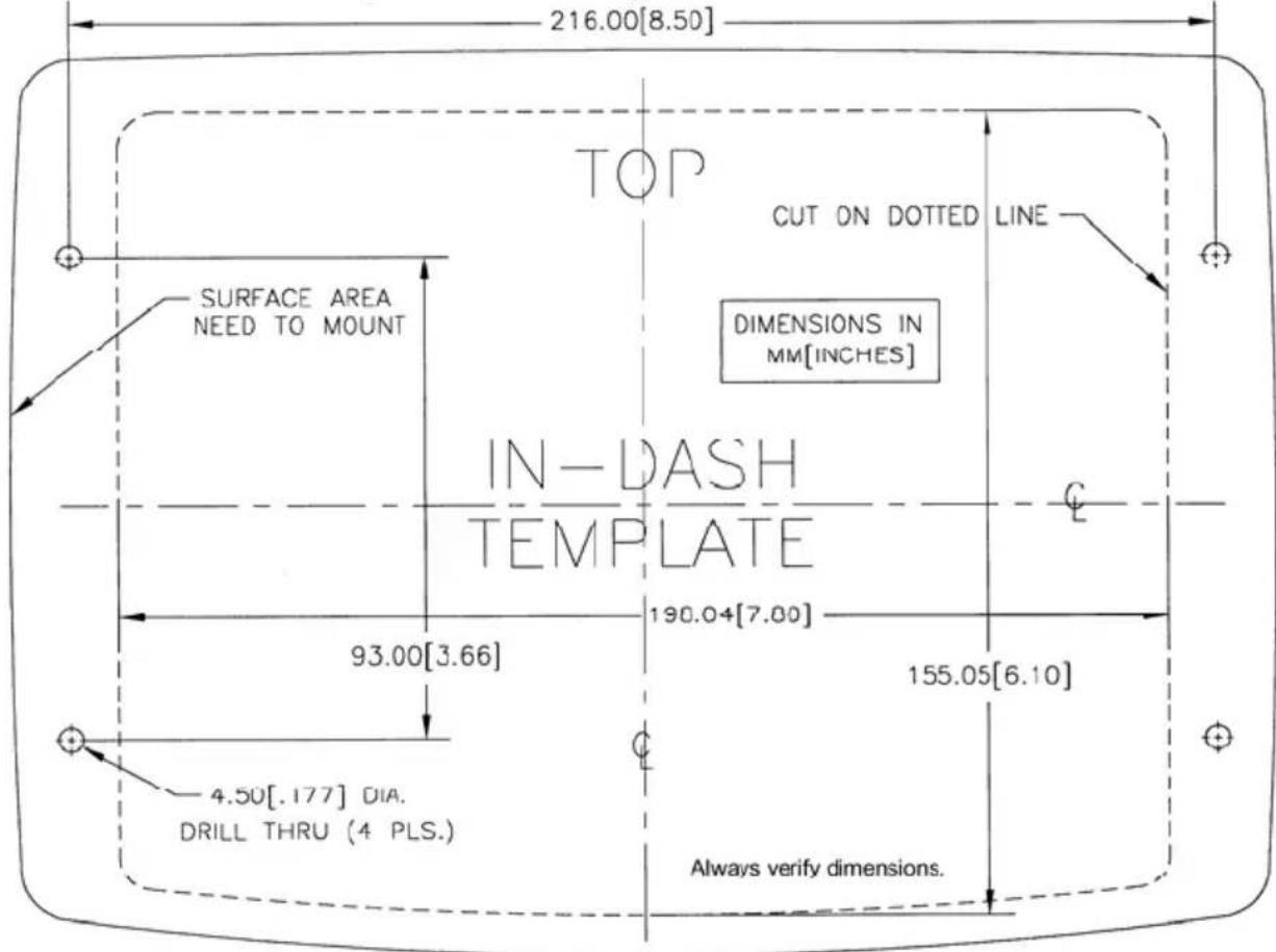 LOWRANCE GlobalMap 9200C - In-Dash Installation - 1