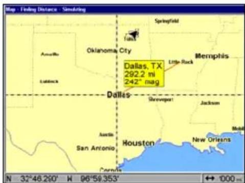 LOWRANCE GlobalMap 9200C - Find Distance to Another Location - 1